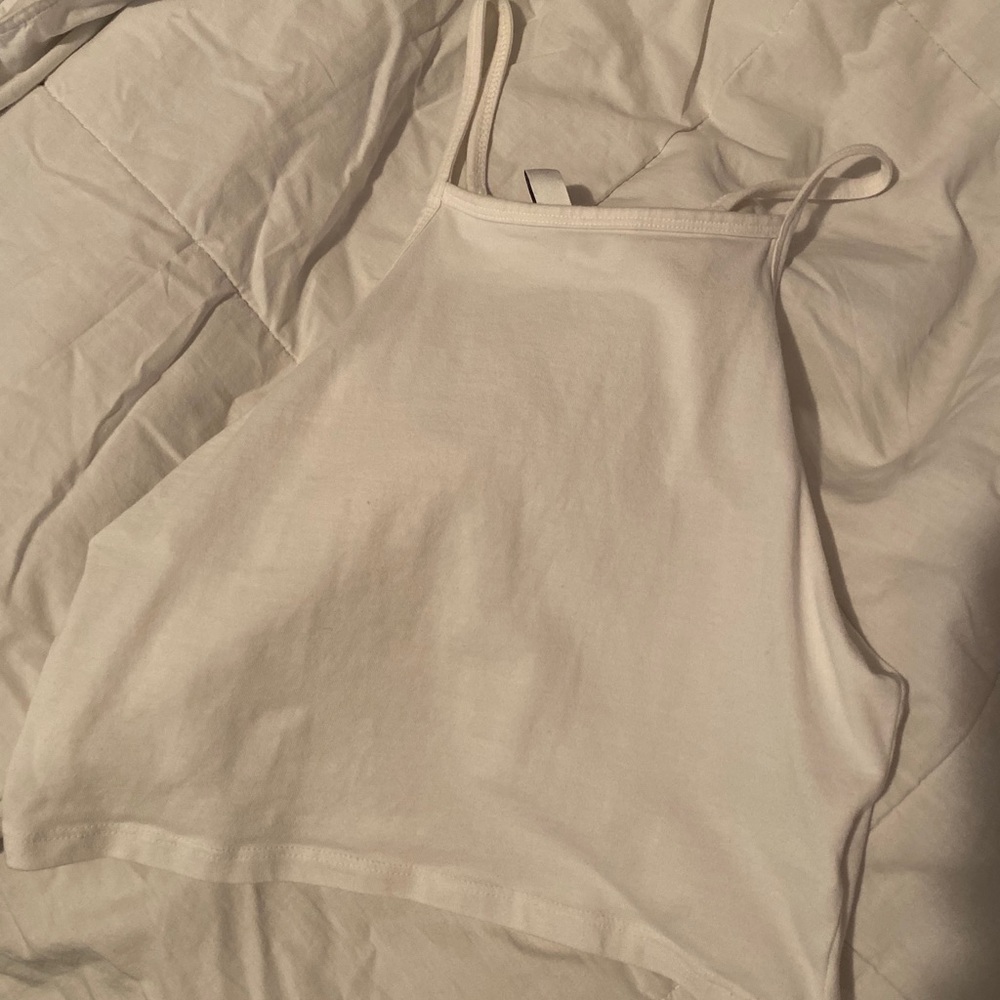 White Crop Top